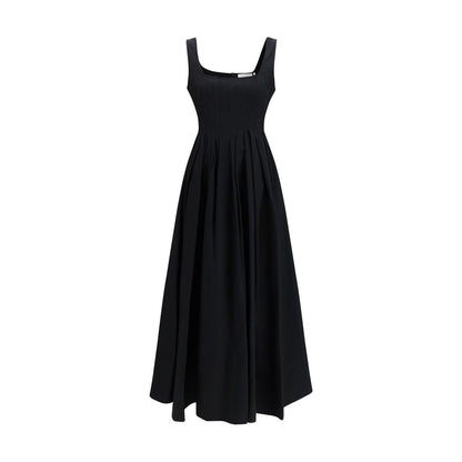 Max Mara Black Cotton Casual Dress