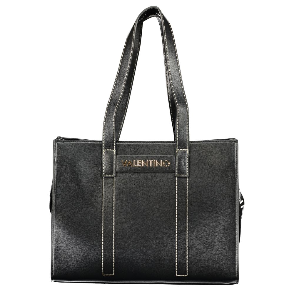 Mario Valentino Black Polyurethane Women's Bag
