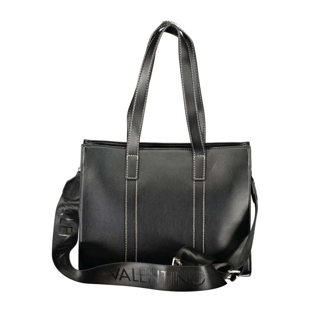 Mario Valentino Black Polyurethane Women's Bag