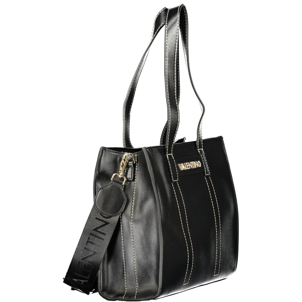 Mario Valentino Black Polyurethane Women's Bag