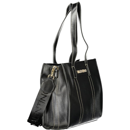 Mario Valentino Black Polyurethane Women's Bag