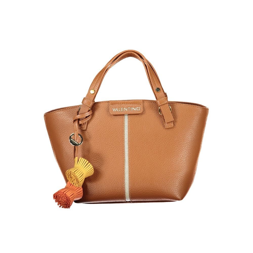 Mario Valentino Brown Polyurethane Womens Bag