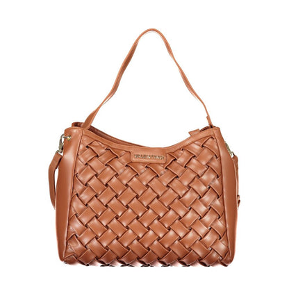 Mario Valentino Brown Polyethylene Handbag