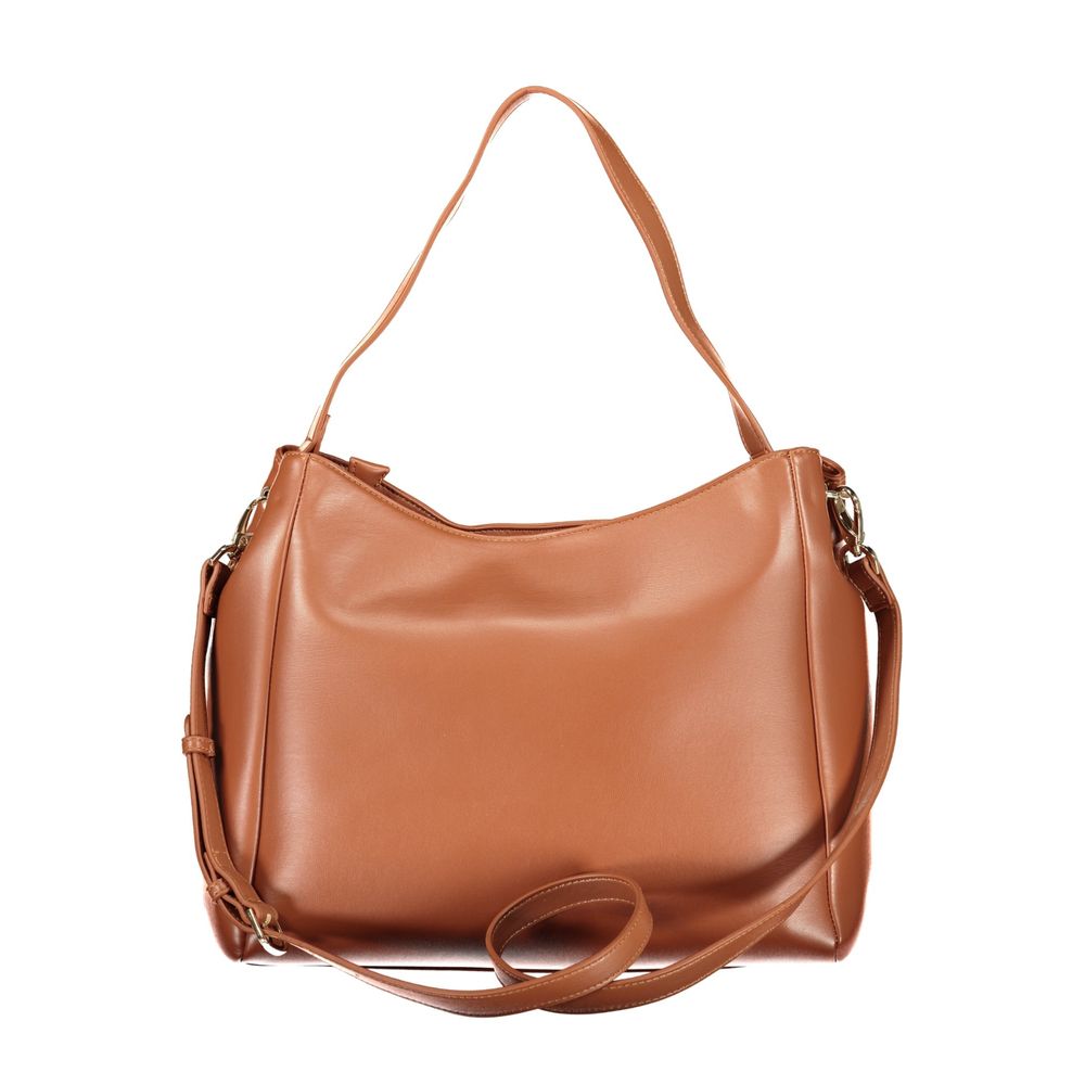 Mario Valentino Brown Polyethylene Handbag