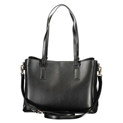 Mario Valentino Black Polyethylene Handbag
