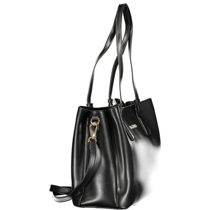 Mario Valentino Black Polyethylene Handbag