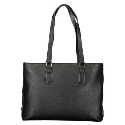 Mario Valentino Black Polyethylene Handbag