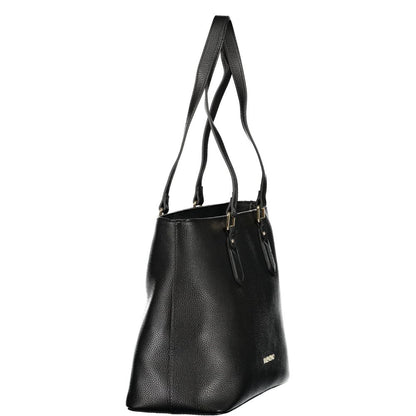 Mario Valentino Black Polyethylene Handbag
