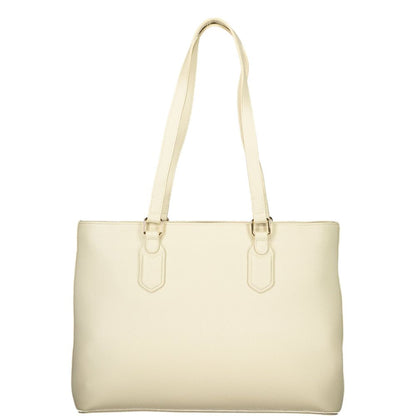 Mario Valentino Beige Polyethylene Handbag