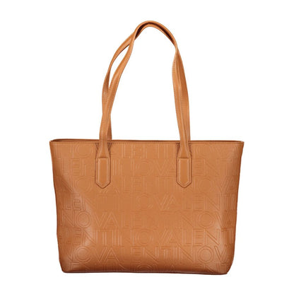 Mario Valentino Brown Polyethylene Handbag