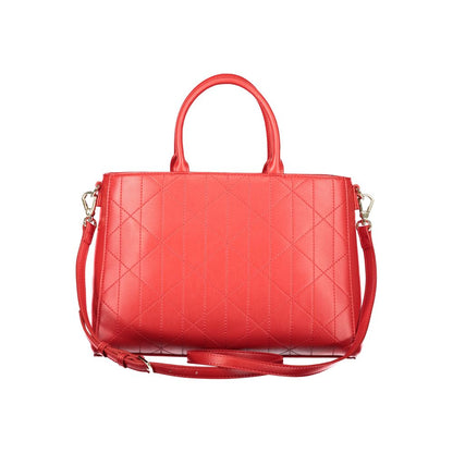 Mario Valentino Red Polyethylene Handbag