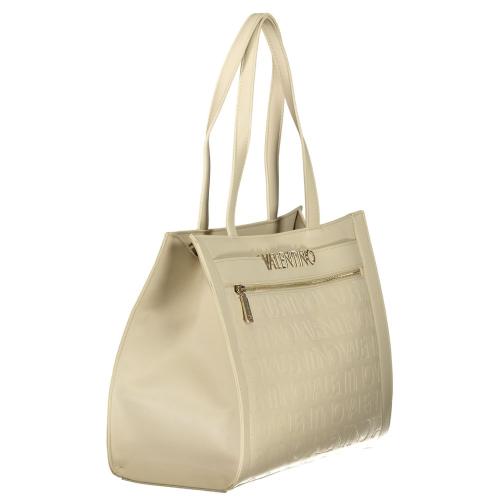 Mario Valentino Beige Polyethylene Handbag