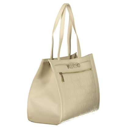 Mario Valentino Beige Polyethylene Handbag