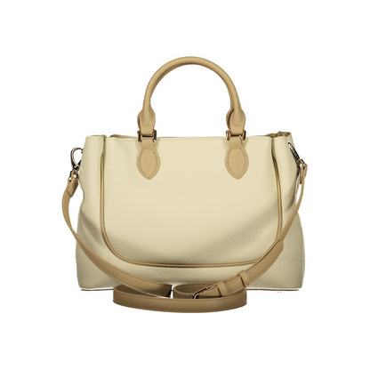 Mario Valentino Beige Polyurethane Female Bag
