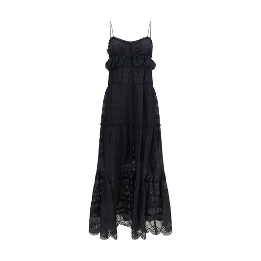 Marant Etoile Black Cotton Casual Dress
