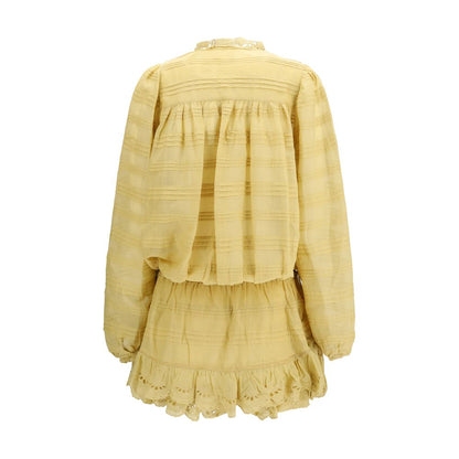 Marant Etoile Bicolor Cotton Casual Dress