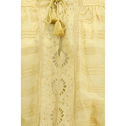 Marant Etoile Bicolor Cotton Casual Dress