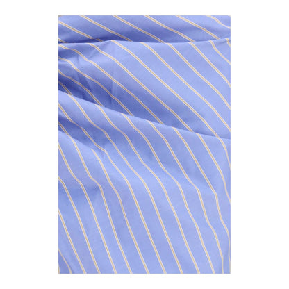 The Andamane Blue Cotton Long Skirt