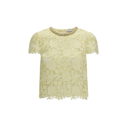 Self-Portrait Bicolor Polyester Blouse
