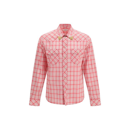 Versace Multicolor Cotton Pattern Shirt