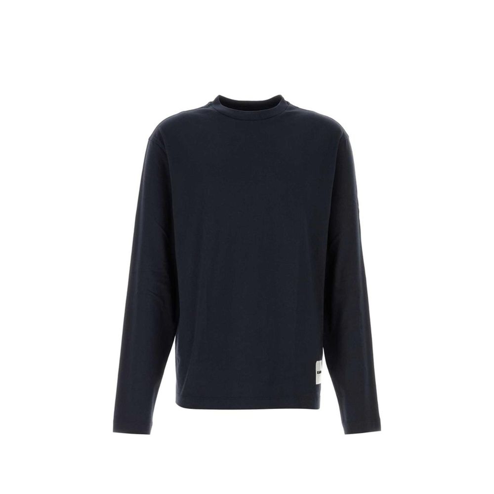 Jil Sander White Cotton Long Sleeve T-Shirt