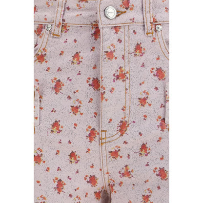 Ganni Multicolor Cotton Casual Pants
