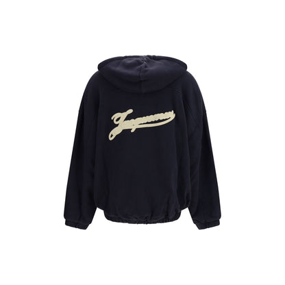 Jacquemus Blue Cotton Sweatshirt