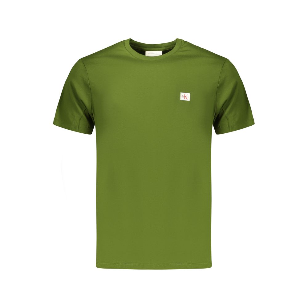 Calvin Klein Green Cotton Men's T-Shirt