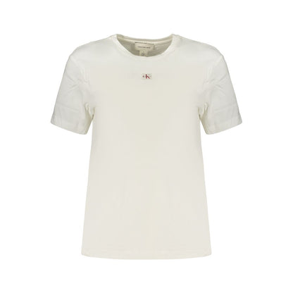 Calvin Klein White Cotton Women's T-Shirt