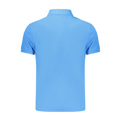 Calvin Klein Azure Cotton Men's Polo Shirt