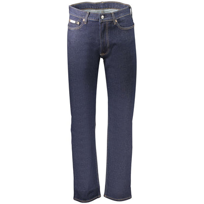 Calvin Klein Blue Cotton Men's Jeans
