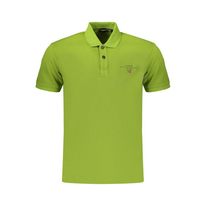 Napapijri Green Cotton Men's Polo Shirt