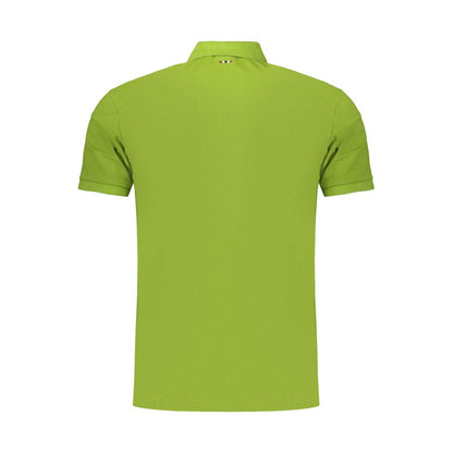 Napapijri Green Cotton Men's Polo Shirt