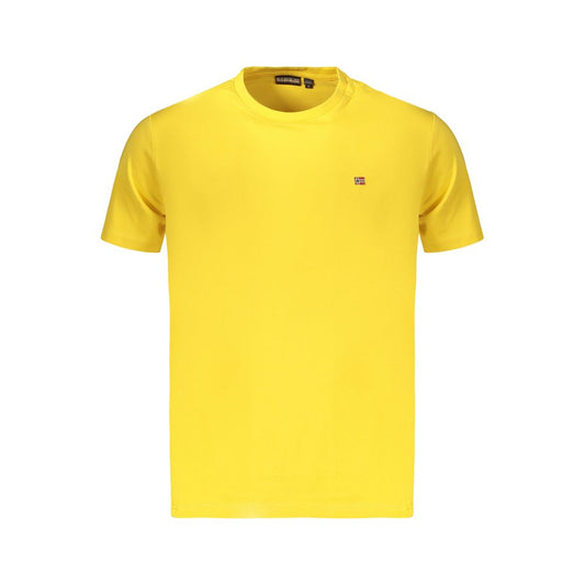Napapijri Yellow Cotton Menswear T-Shirt