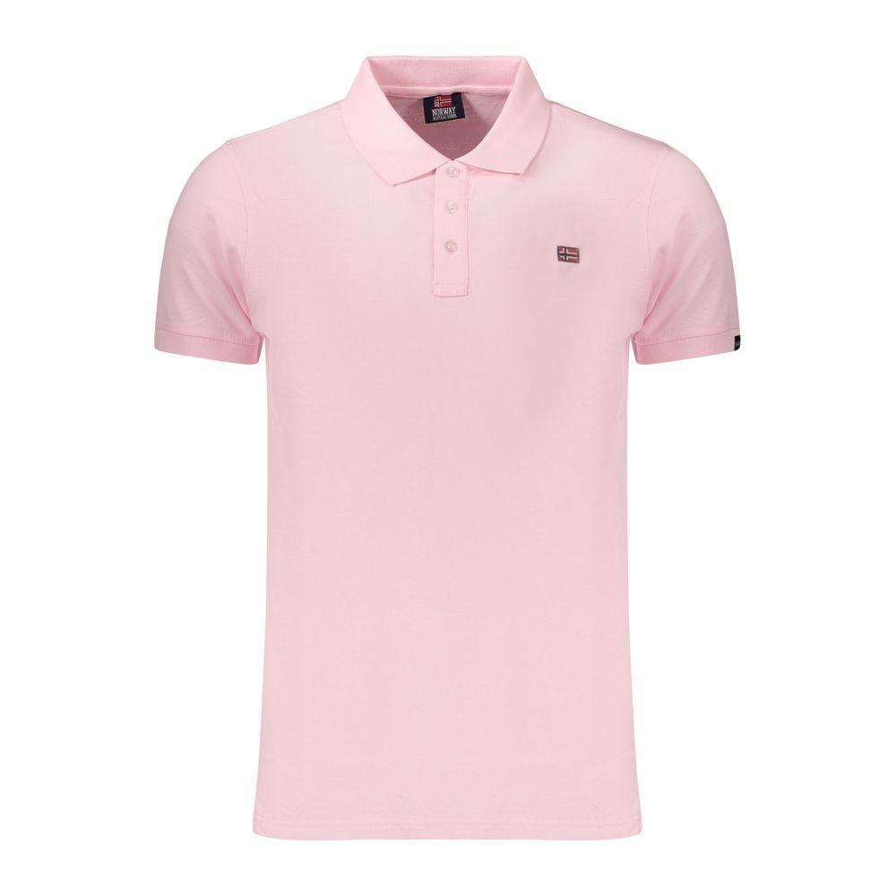 Norway 1963 Pink Cotton Polo Shirt