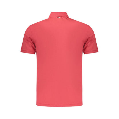 Napapijri Red Cotton Polo Shirt