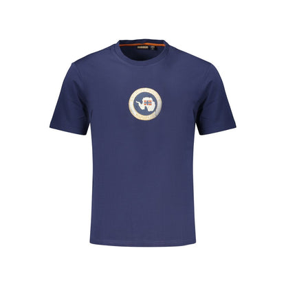 Napapijri Blue Cotton T-Shirt