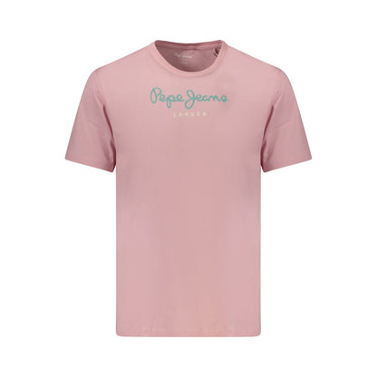 Pepe Jeans Pink Cotton T-Shirt