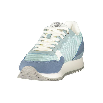 Napapijri Blue Polyester Athletic Sneakers
