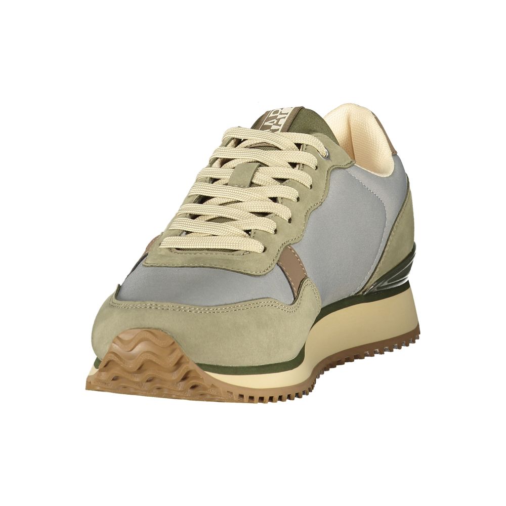 Napapijri Blue Polyester Athletic Sneakers