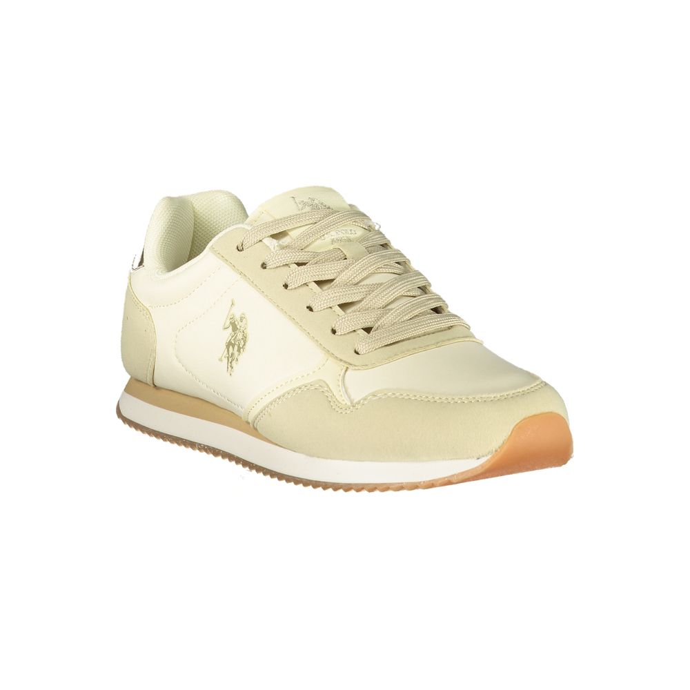 U.S. POLO ASSN. Beige Polyester Athletic Sneakers