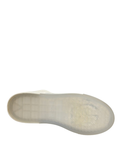 Dolce & Gabbana White Low Top Custom 2.Zero Sneakers Shoes