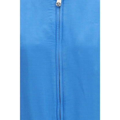 Versace Blue Silk Clothing