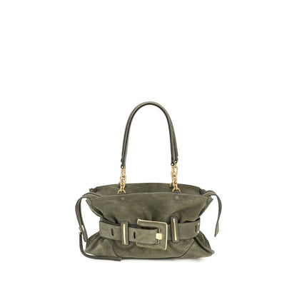 Balmain Bicolor Calf Leather Bos Taurus Handbag