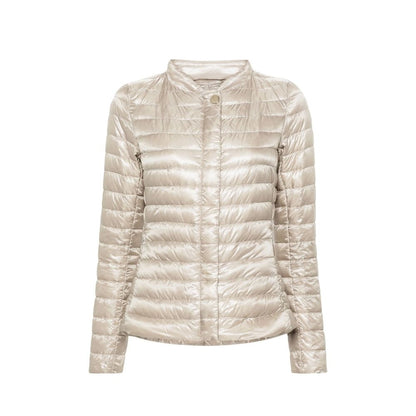 Herno Beige Polyamide Full-Length Jacket