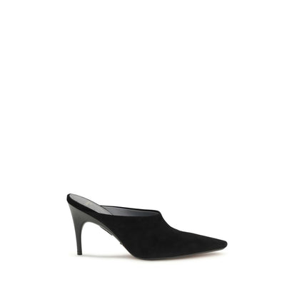 Balenciaga Black Suede Leather High Heel Pumps