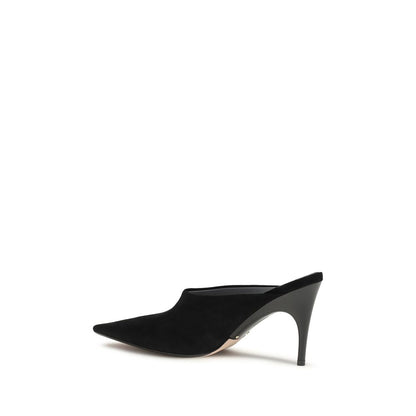 Balenciaga Black Suede Leather High Heel Pumps