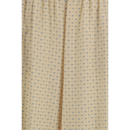 Ermanno Scervino Beige Silk Casual Pants