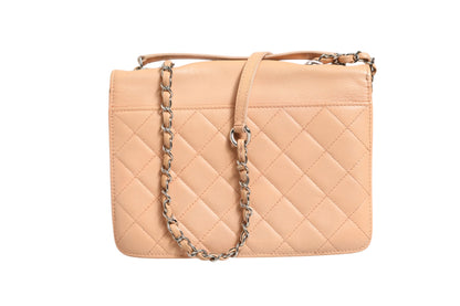 Chanel Goatskin Quilted Small CC Box Flap Bag