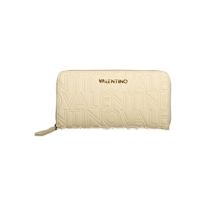 Mario Valentino Beige Polyurethane Women Wallet